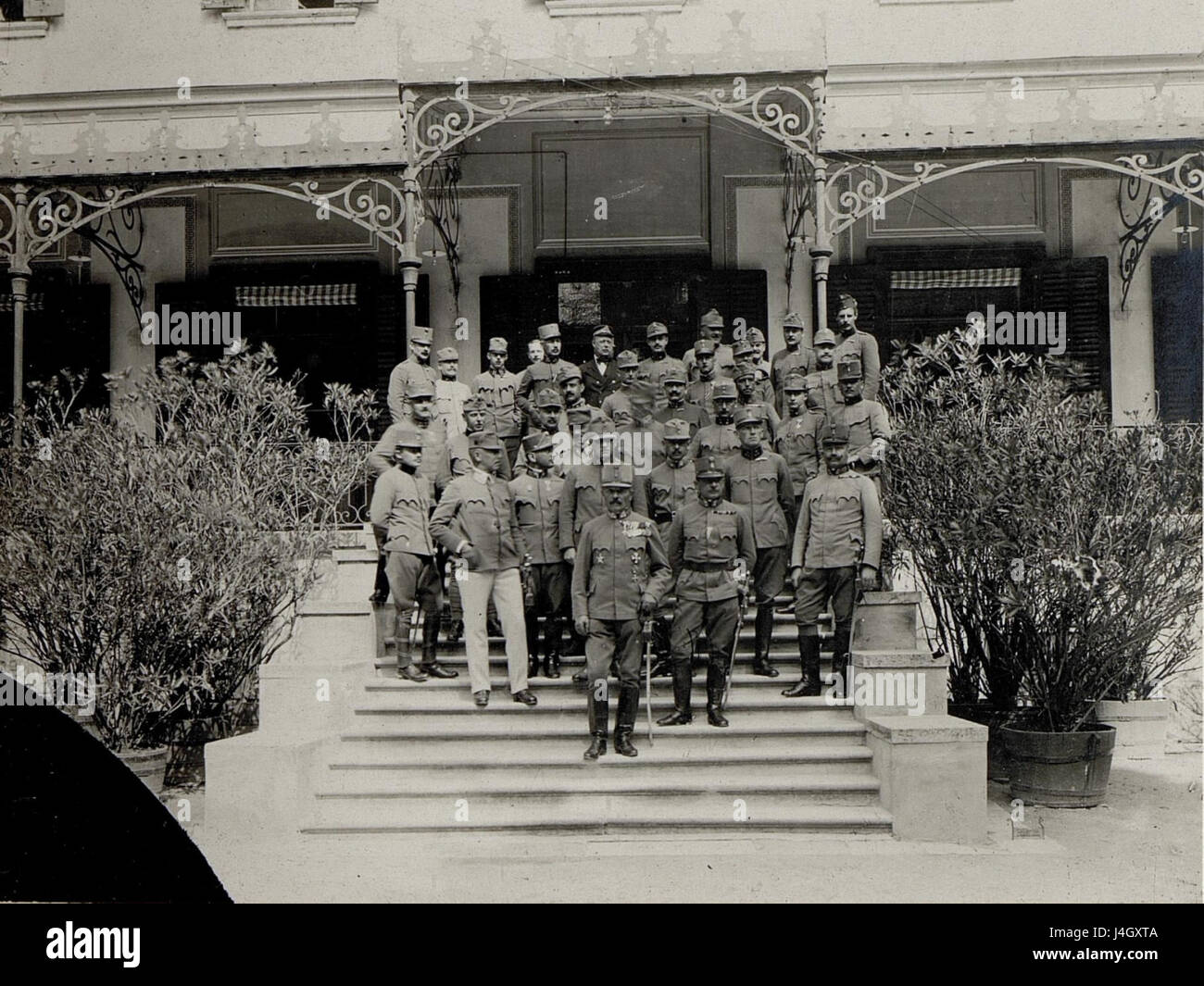 Stab des 5. Armeekommandos, Postumia, Isonzofront, heute Slowenien Foto Stock