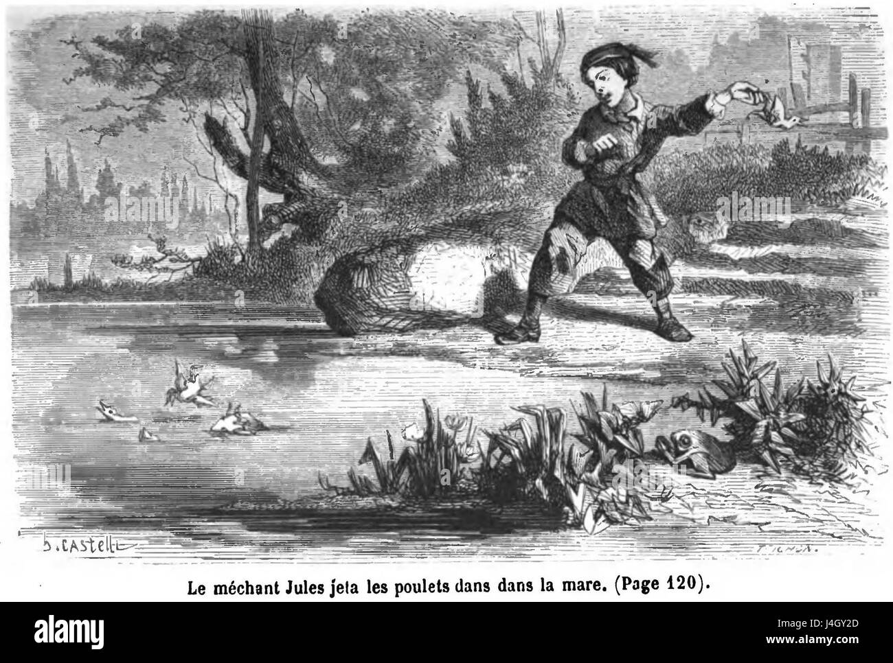 *Pauvre Blaise* di Segur è un'opera letteraria francese che racconta la storia di Blaise, un personaggio povero ma ottimista. Il testo esplora i temi della povertà, della classe sociale e della resilienza personale, offrendo una visione comprensiva della classe inferiore durante il suo tempo. Attraverso il personaggio di Blaise, Segur mette in evidenza i problemi della disuguaglianza sociale e della resistenza umana. Foto Stock