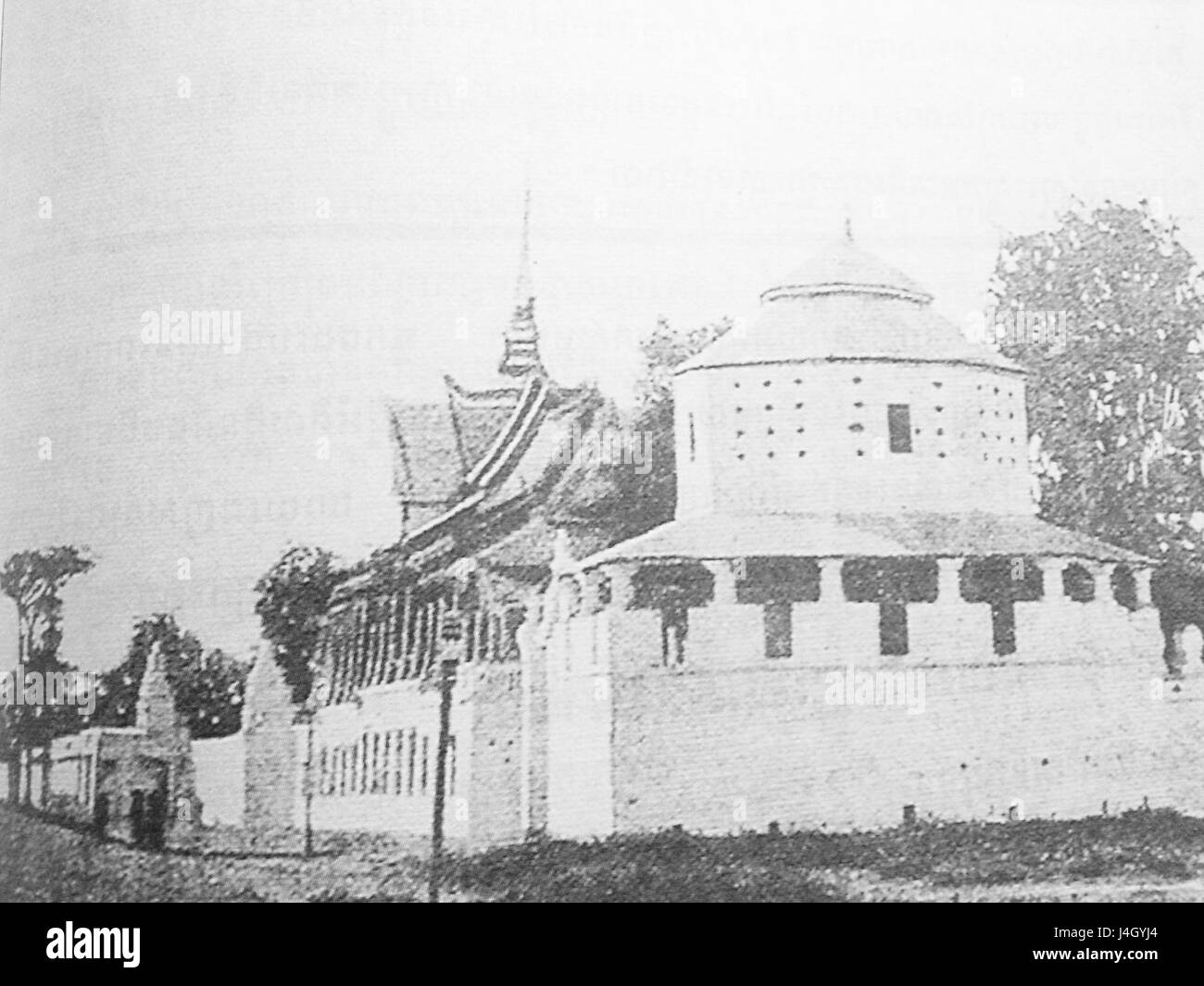 Il Palazzo Reale di Phnom Penh, 1885 Foto Stock