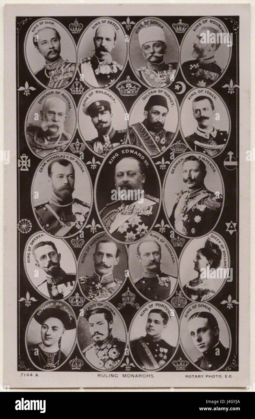 Monarchi di sentenza Foto Stock