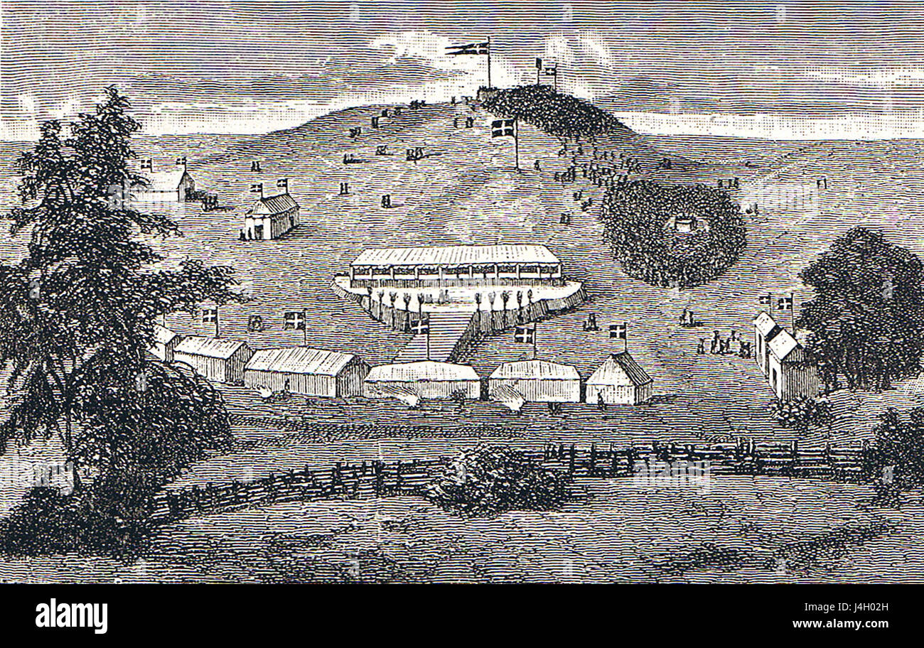 Skamlingsbanken 1843 Foto Stock