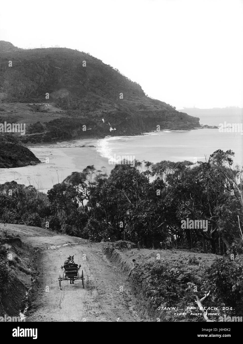 Stanwell Park Beach dal Powerhouse Museum Foto Stock