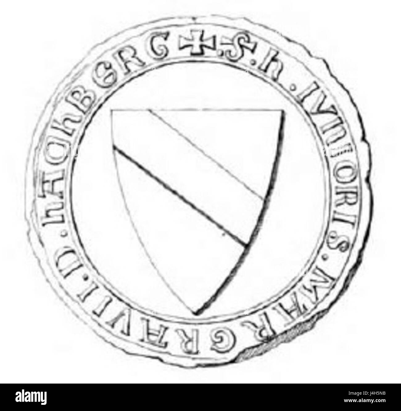 Enrico III di Hachberg fu un nobile del XIII secolo originario della regione di Hachberg. Giocò un ruolo nel panorama politico e militare della Germania medievale durante il suo tempo. Foto Stock