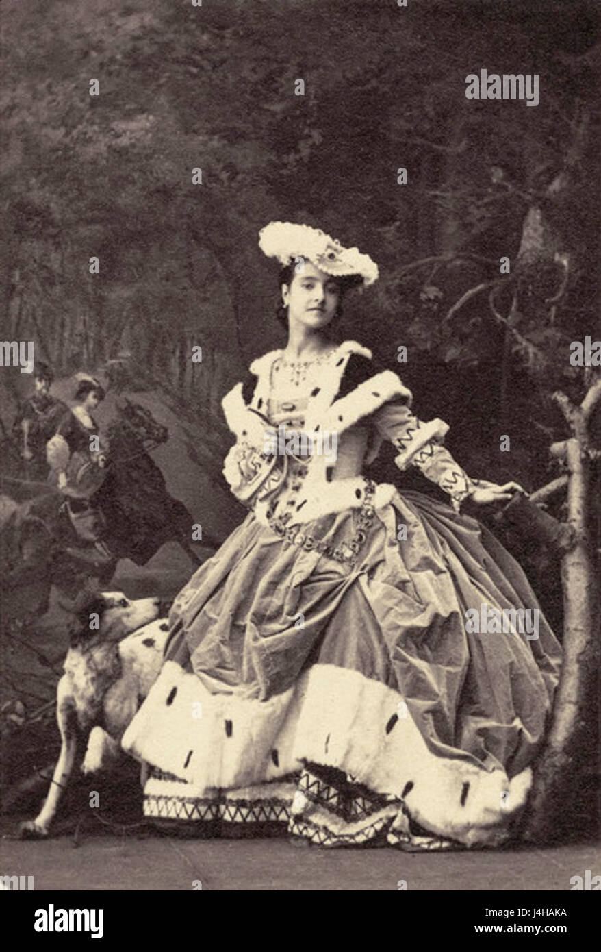 Silvy, Camille (1835 1910) Adelina Patti (1843 1919) prima del 1869 Foto Stock