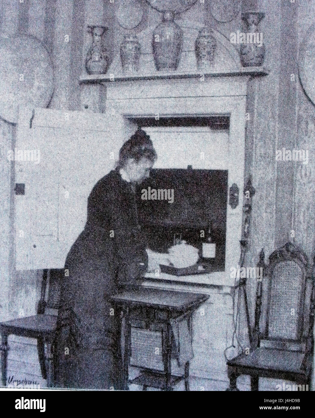 Speiseaufzug centralbyggnad Foto Stock