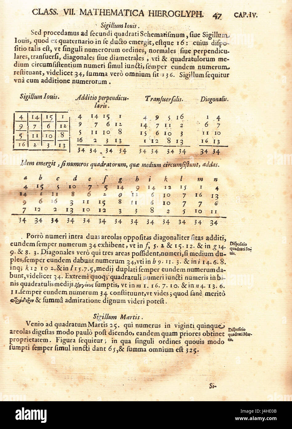 Sigillum Iovis si riferisce a un simbolo o sigillo associato a Giove (Iovis), il dio romano del cielo, del tuono e del fulmine, spesso usato nell'iconografia antica e nei contesti religiosi. Foto Stock