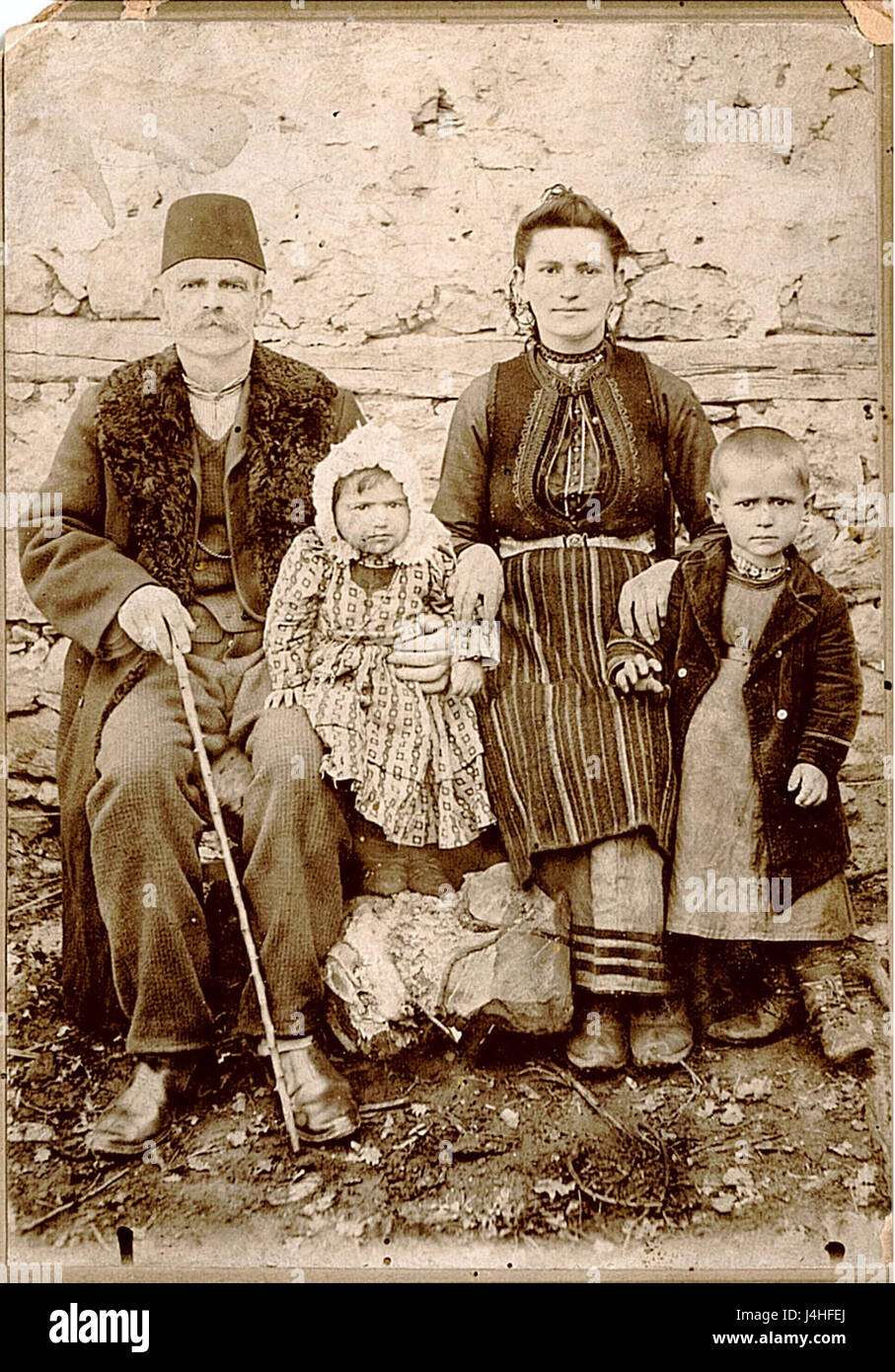 Smurdesh Repatsev famiglia primo decennio del ventesimo c. Foto Stock