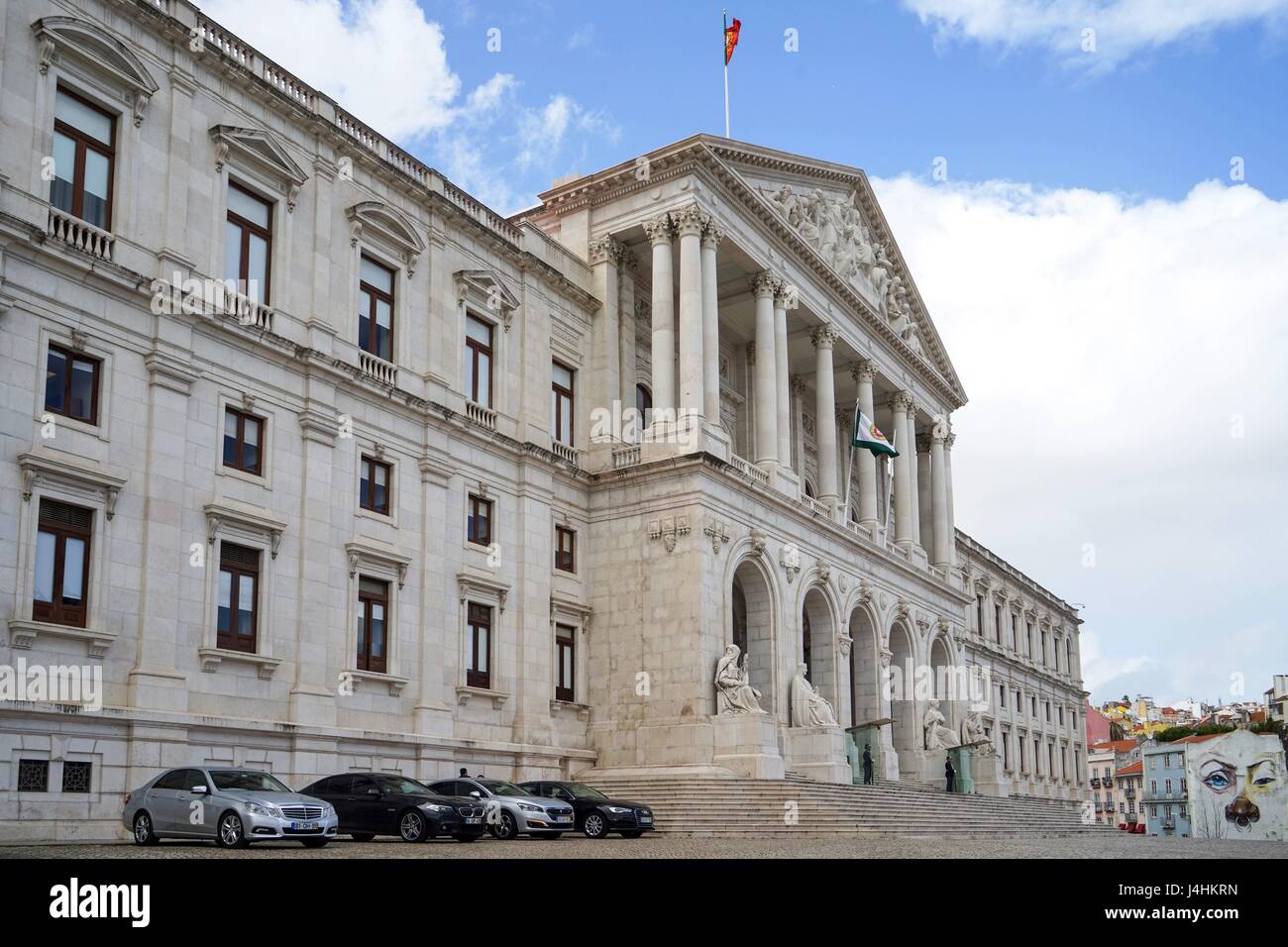 Portogallo: Portoghese europeo 'Assembleia da República' a Lisbona. Foto da 22. Marzo 2017. | Utilizzo di tutto il mondo Foto Stock