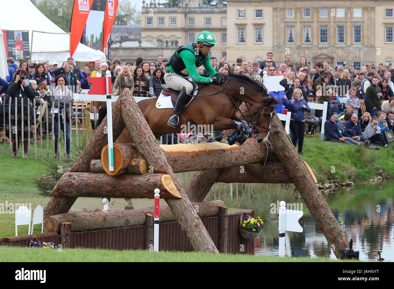 Jonty Evans Cross Country Badminton 060517 Foto Stock