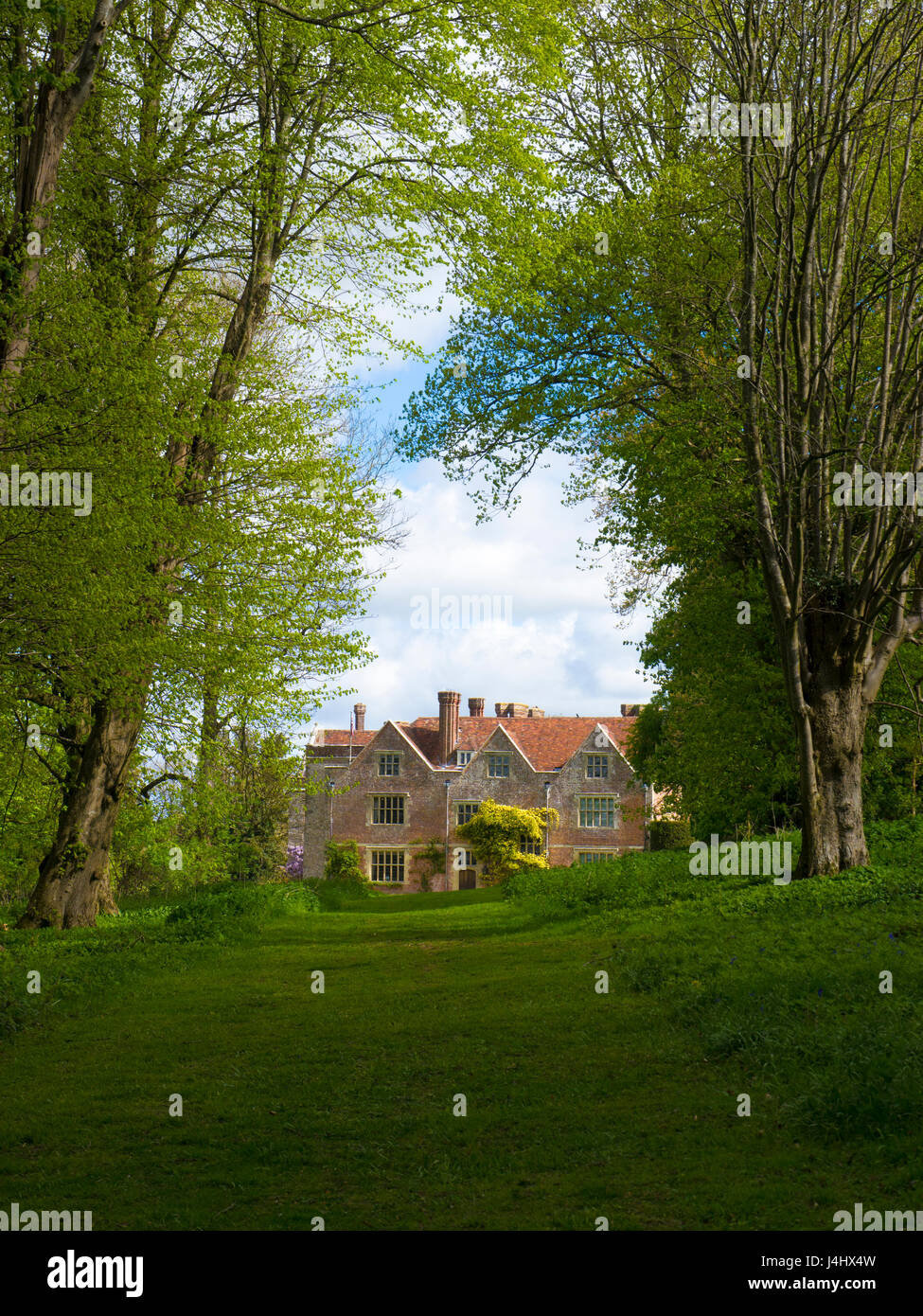 Chawton House è un grado ll* elencati Elizabethan Manor House nel villaggio di Chawton in Hampshire. In precedenza era la casa di Jane Austen del fratello, Foto Stock