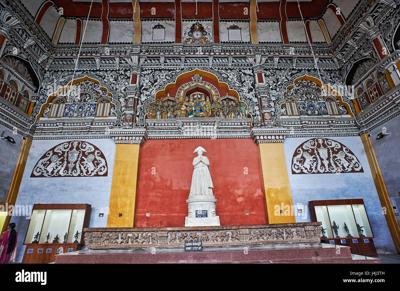 Thanjavur Royal Palace Museum, Tanjore, Tamil Nadu, India, Asia Foto Stock