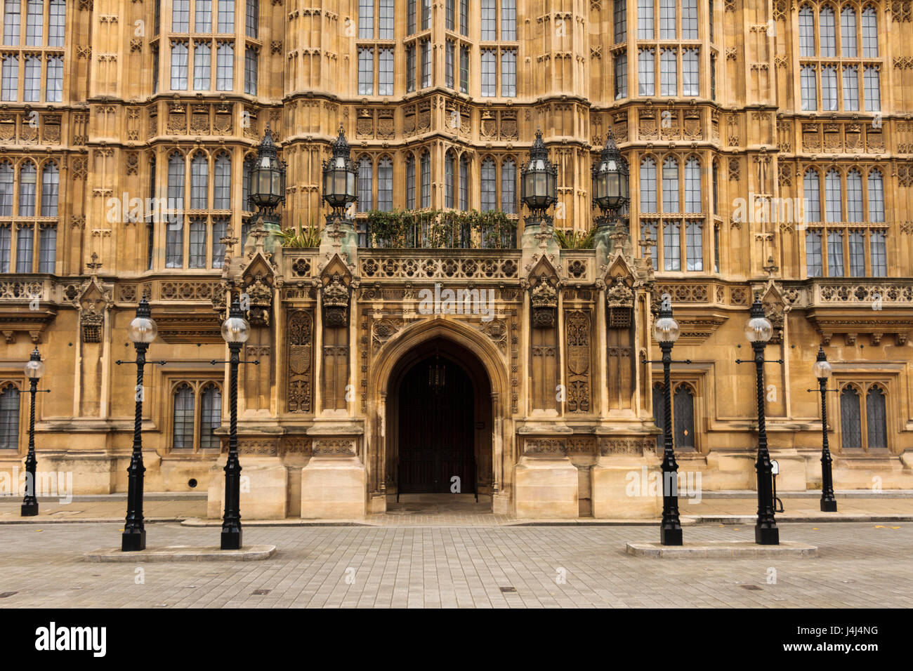 Parlamento britannico a Londra, Regno Unito. Foto Stock