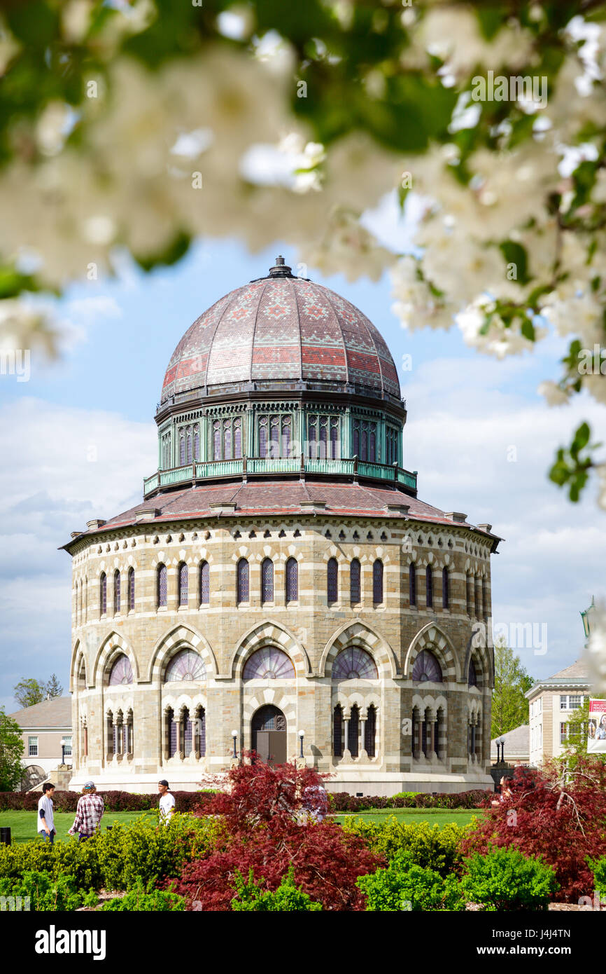 Nott Memorial, solo 16 facciate edificio nell emisfero nord, Union College di Schenectady, nello Stato di New York. Foto Stock