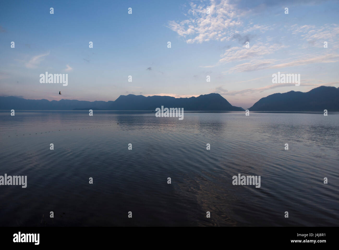 Lago Maninjau, Sumatra, Indonesia. Foto Stock