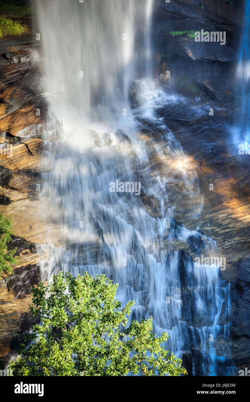 White water falls Foto Stock