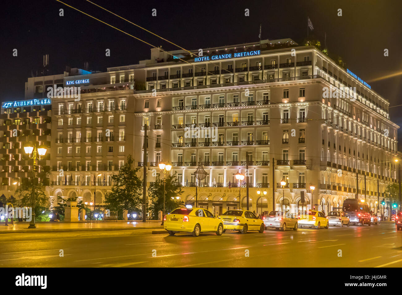 La Grecia, Atene Hotel Grande Bretagne Foto Stock
