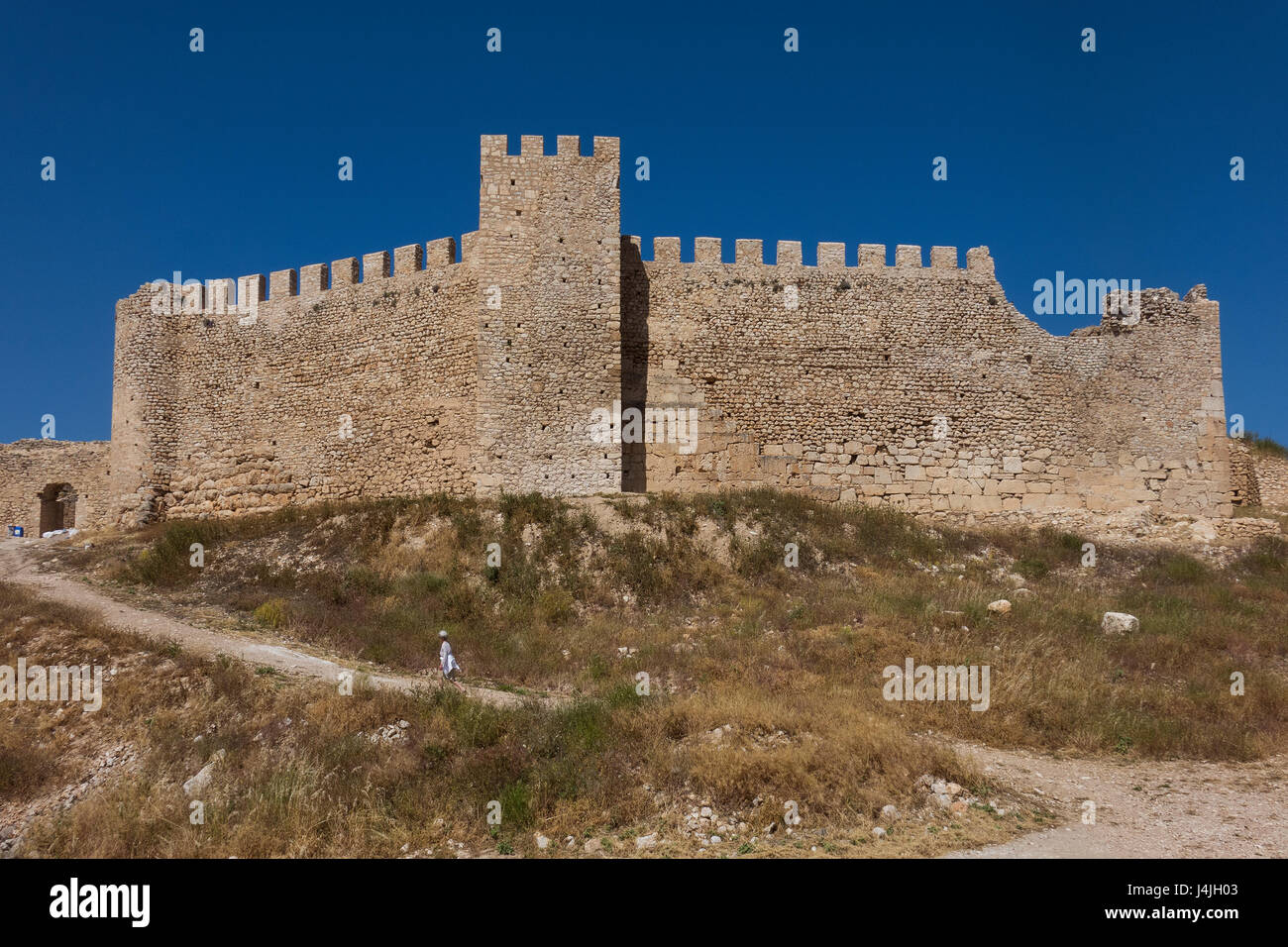 La Grecia, Peloponneso, Argos, Larissa fort Foto Stock