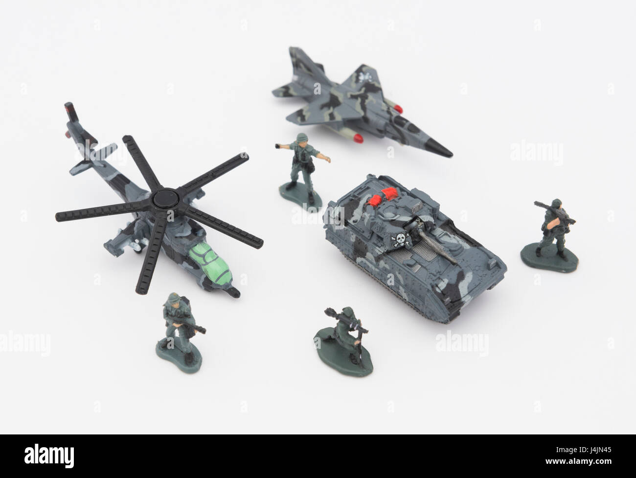 Militari di Micro Machines giocattoli Foto Stock