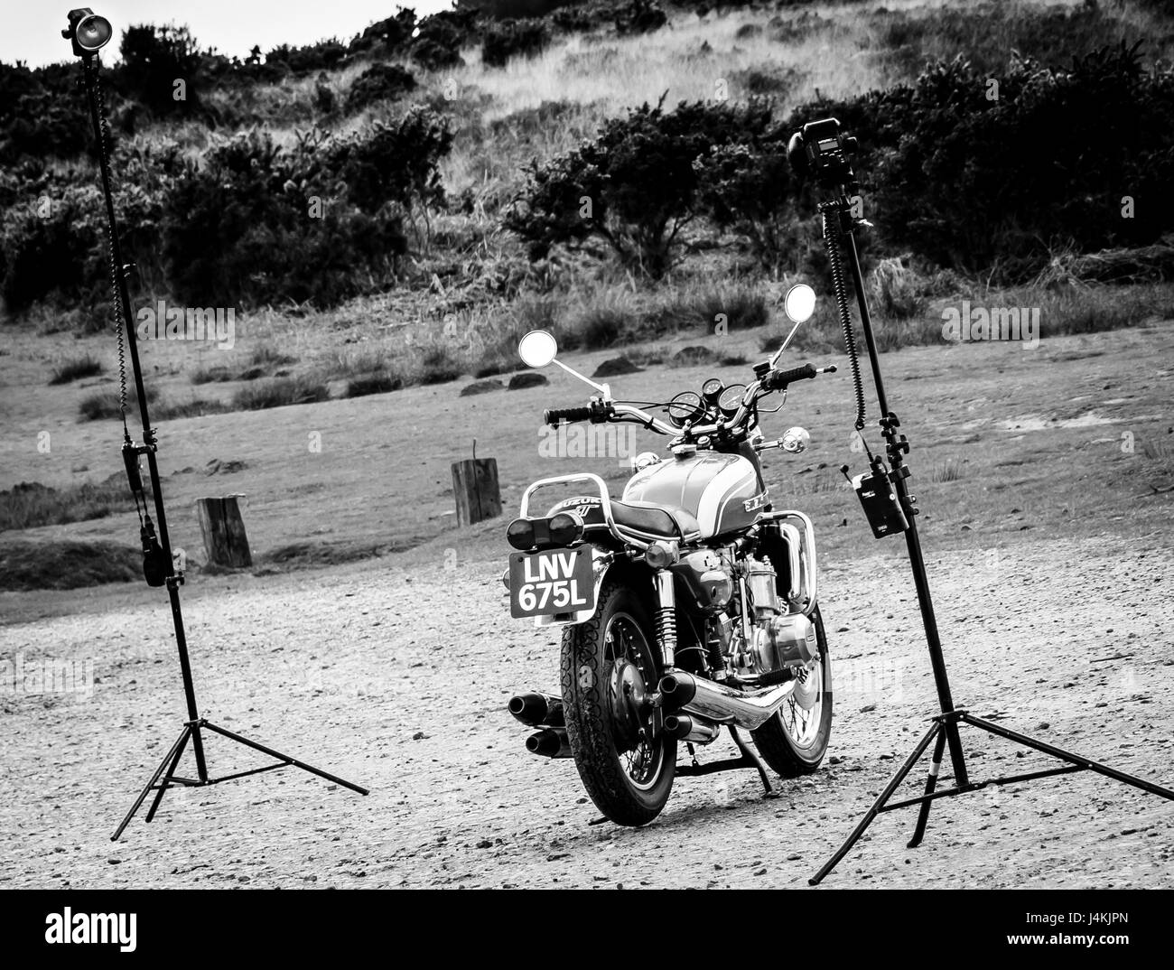 Suzuki fotografato nel parcheggio pubblico Foto Stock