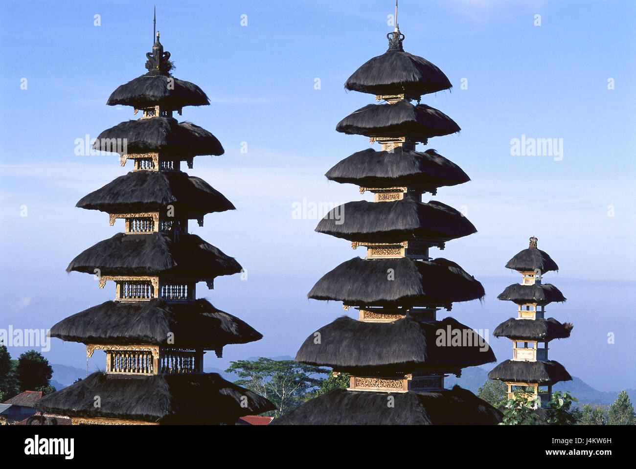 Indonesia, Bali, Pura Besakih, tempio, dettaglio Asia, Sud-est asiatico, piccole Sundainseln, isola, tempio allegato, "dado tempio', struttura, architettura, luogo di pellegrinaggio, la fede, la religione, l'Induismo, santuario, luogo di interesse, concezione, impressionante, pittorescamente, prepotentemente Foto Stock