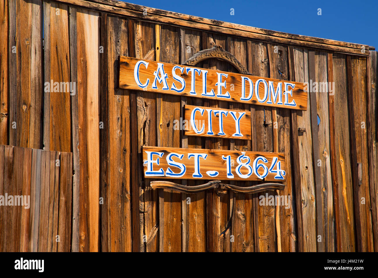 Cupola Castello Museo delle Miniere, Kofa National Wildlife Refuge, Arizona Foto Stock