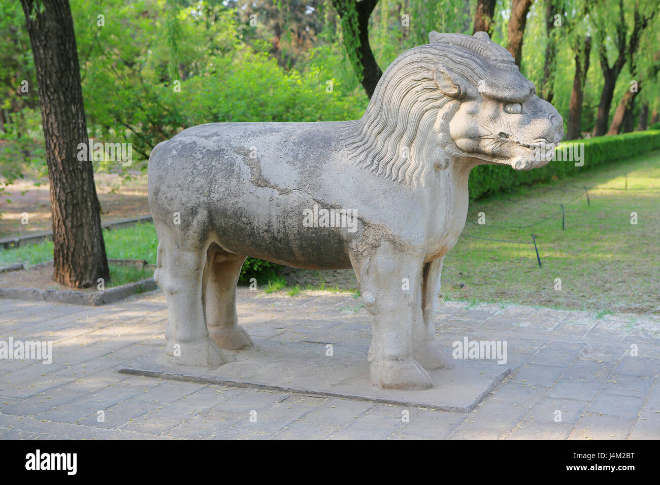 Tombe imperiali del Ming e le dinastie di Qing, vicino a Pechino, Cina Foto Stock