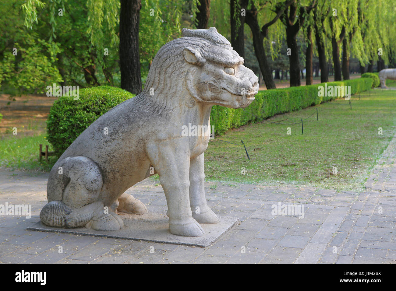 Tombe imperiali del Ming e le dinastie di Qing, vicino a Pechino, Cina Foto Stock