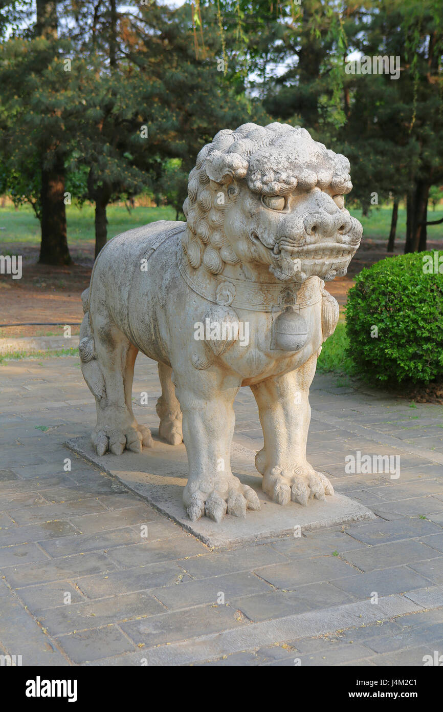 Tombe imperiali del Ming e le dinastie di Qing, vicino a Pechino, Cina Foto Stock