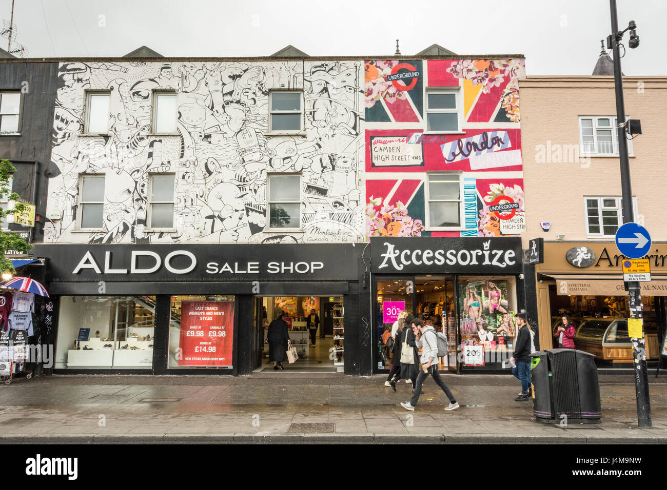 Il mercato di Camden in NW1, London, Regno Unito Foto Stock