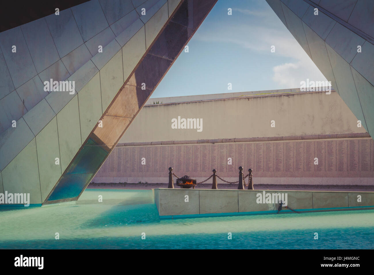 Monumento aos Combatentes do Ultramar (Memoriale di guerra), Lisbona, Portogallo Foto Stock