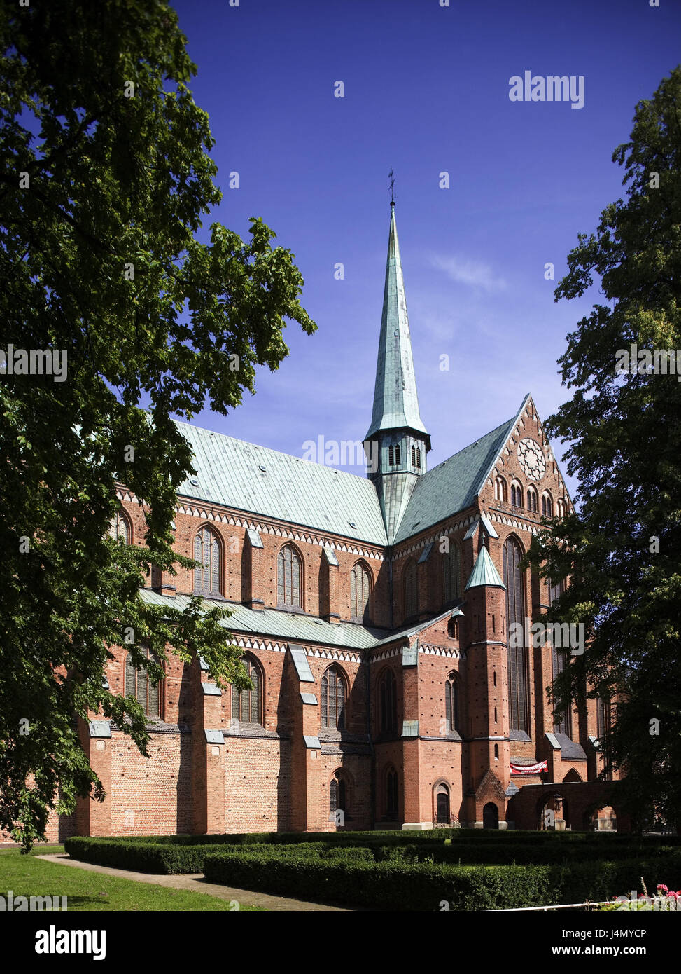 Germania, Meclemburgo-Pomerania occidentale, bagno Doberan, Doberaner Münster, lunghezza 76 m Foto Stock