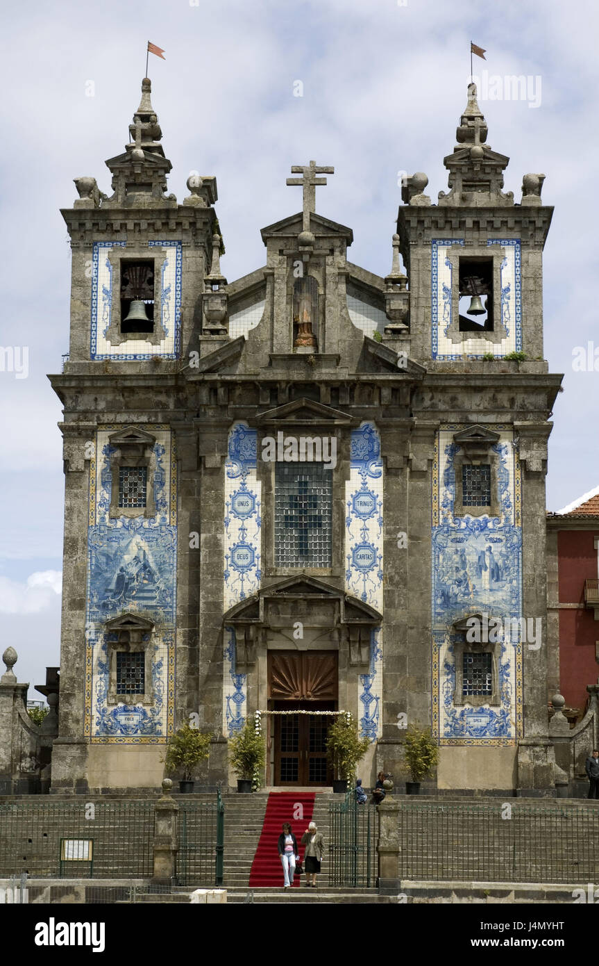 Igreja de Santo Ildefonso, chiesa, Porto, Portogallo, Foto Stock