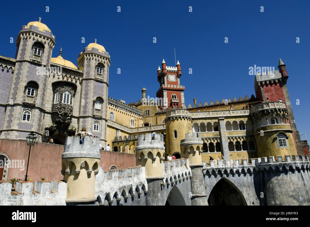 Palacio Nacional vi Peña, Sintra, Portogallo, Foto Stock
