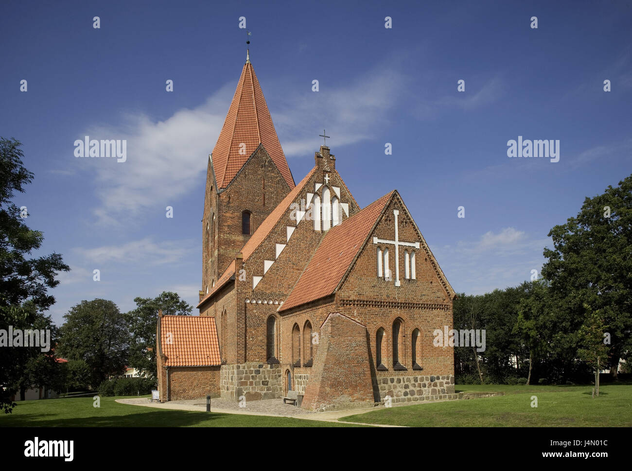 Germania, Meclemburgo-Pomerania occidentale, Rerik, chiesa pezzo John, Foto Stock
