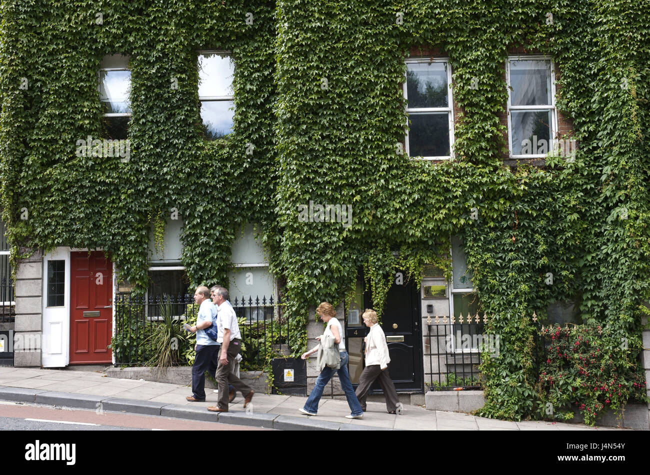 In Irlanda, il Leinster, Dublino, la facciata della casa, Foto Stock