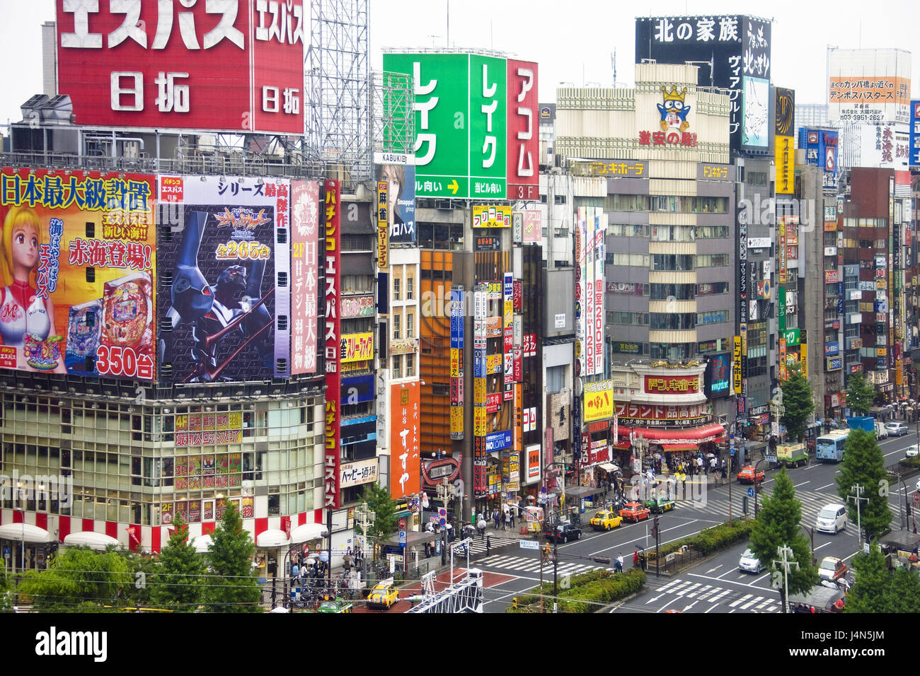 Giappone Tokyo, quartiere di Shinjuku, Yasukuni Dori Street, Foto Stock