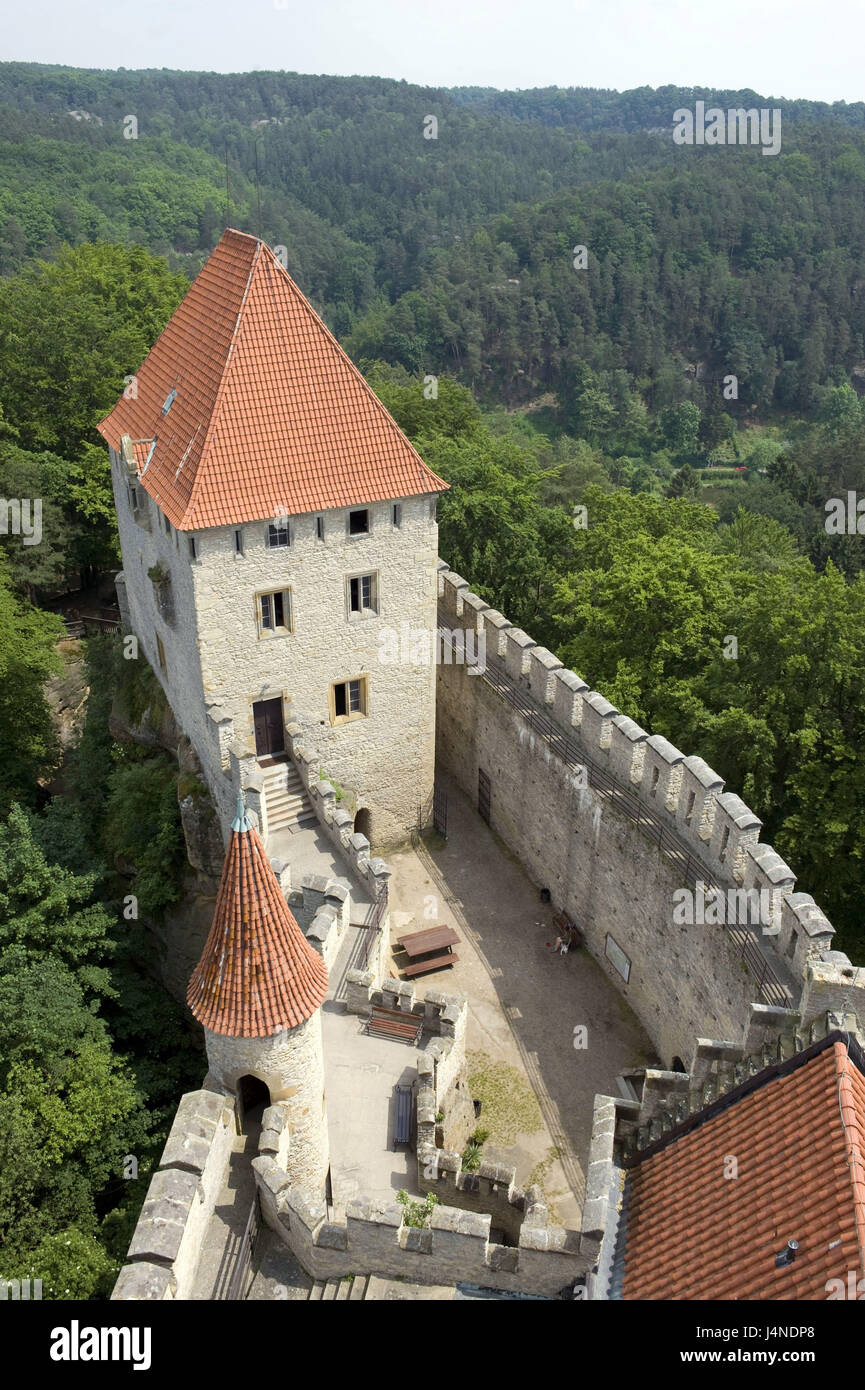 Repubblica ceca, Cechia, regione medio bohemienne, Kokorin, castello Kokorin, Foto Stock