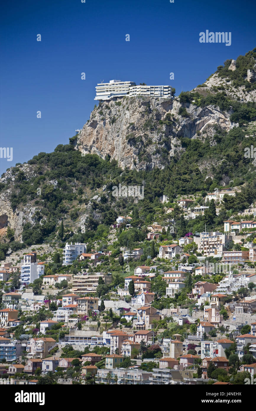 Il Principato di Monaco e Monte Carlo, vista città, Foto Stock