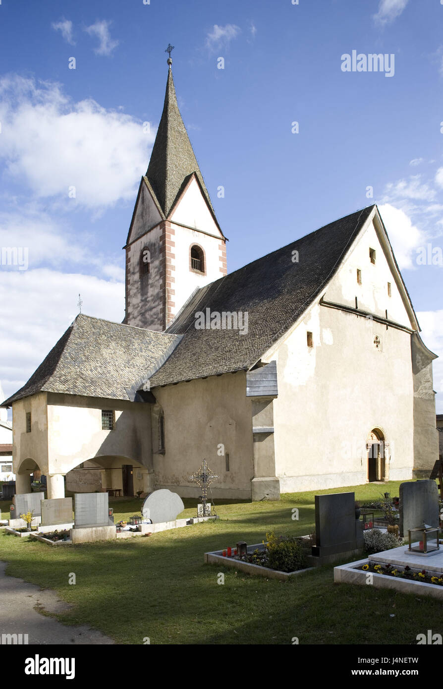 Austria, Carinzia, alle prese, la vecchia chiesa parrocchiale, cimitero, dettaglio Foto Stock