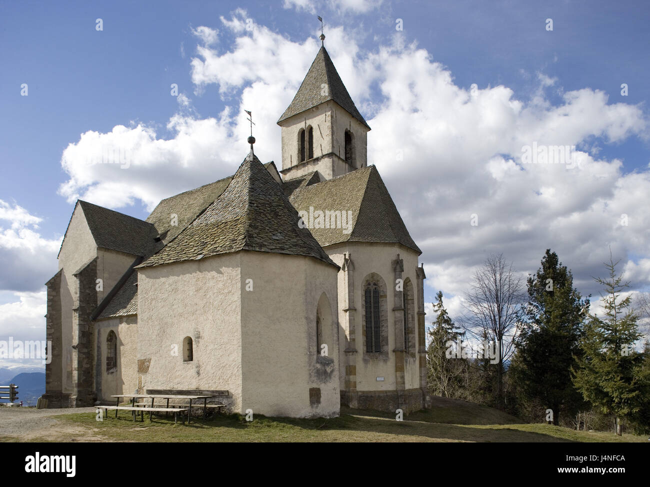 Austria, Carinzia, Magdalensberg, Chiesa del pellegrinaggio di Santa Elena e Maria Magdalena, Foto Stock