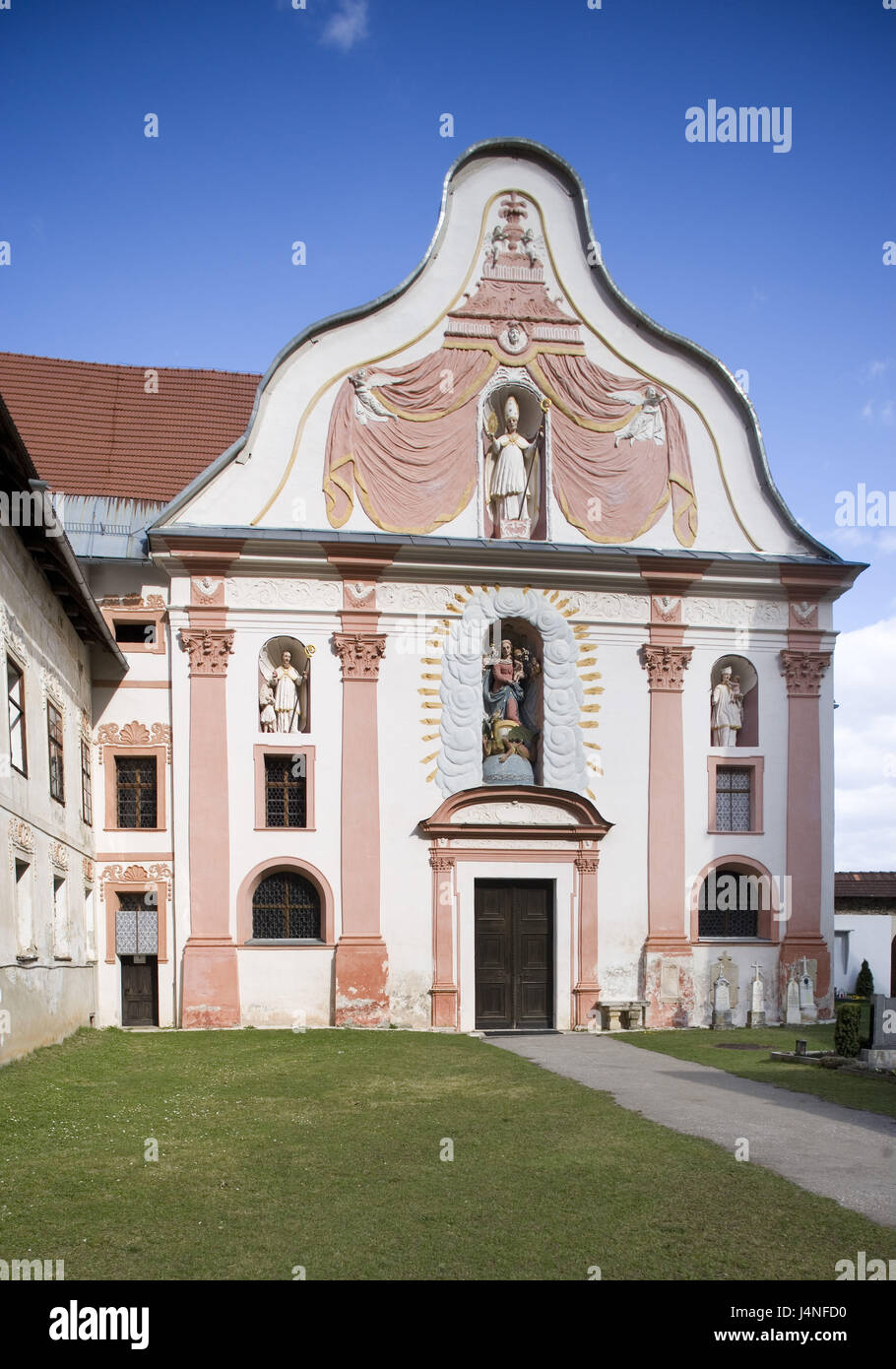 Austria, Carinzia, alle prese, collegiata Maria Ascensione, Foto Stock