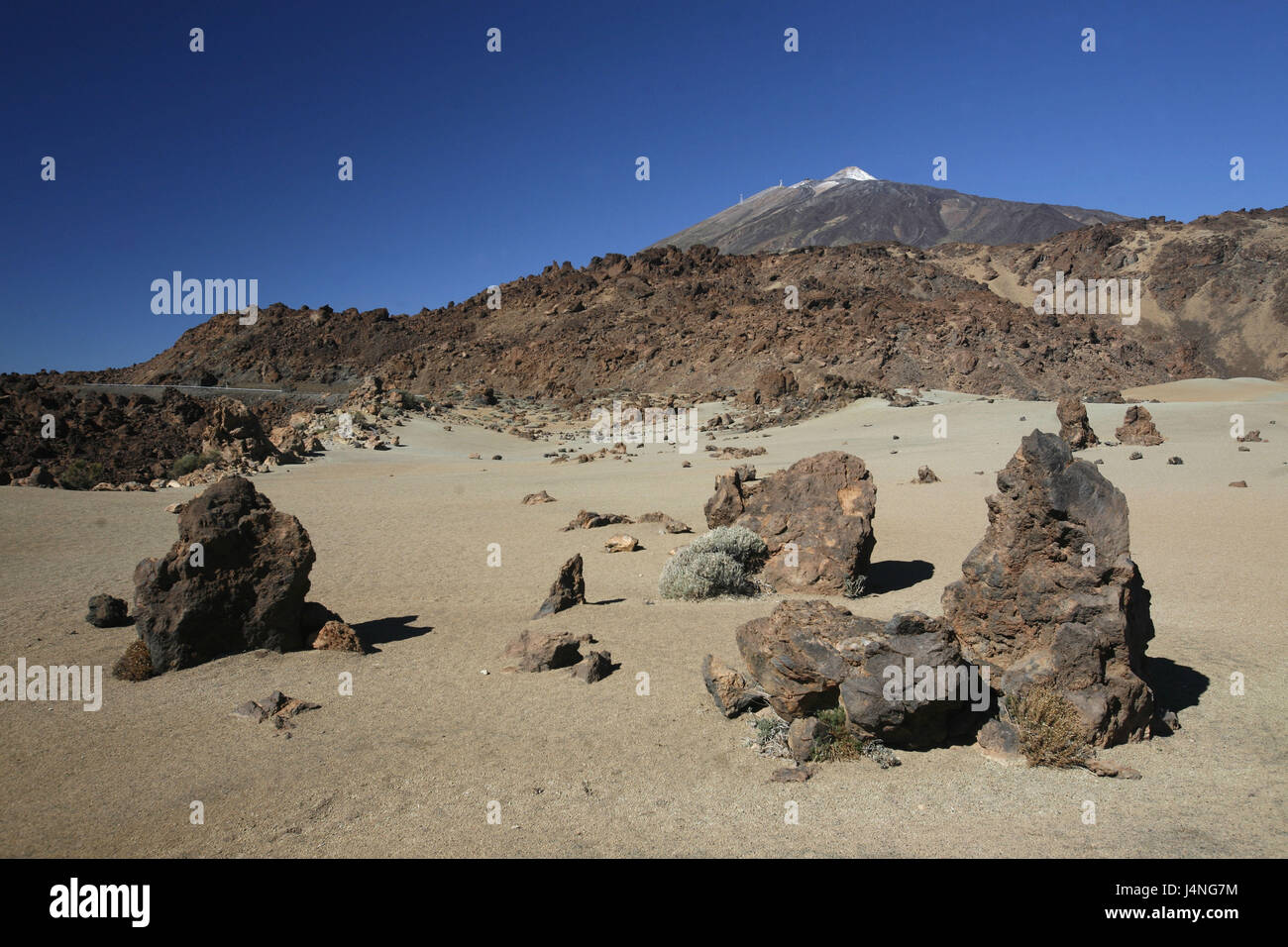 Spagna, Tenerife, Pico del Teide, paesaggio di montagna, Foto Stock