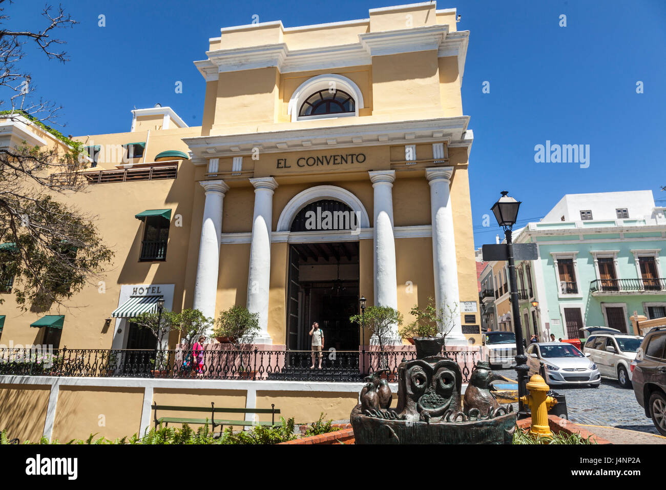 El Convento Hotel nella città vecchia di San Juan di Porto Rico STATI UNITI D'AMERICA Foto Stock