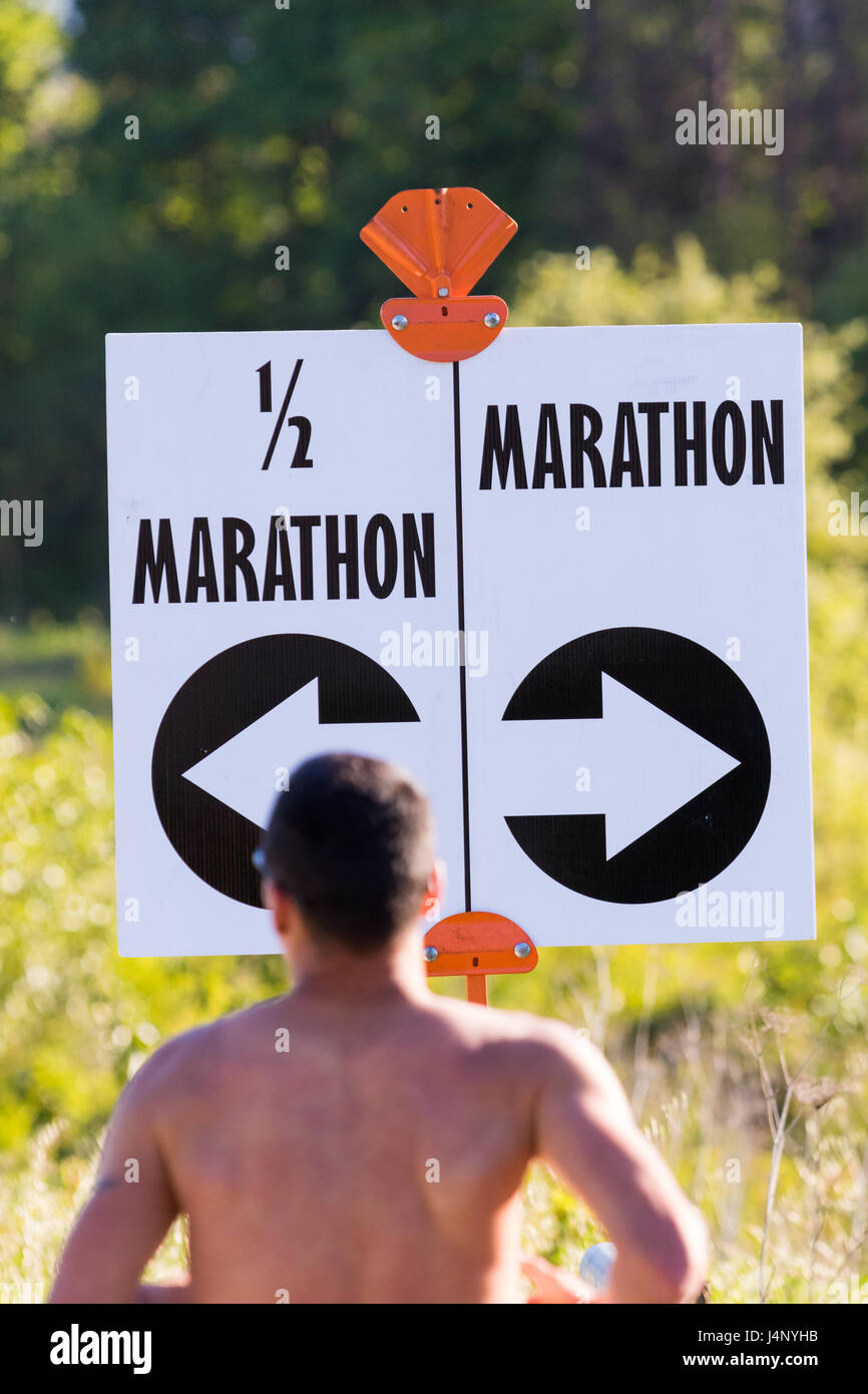 2017 Eugene Marathon RACE Foto Stock