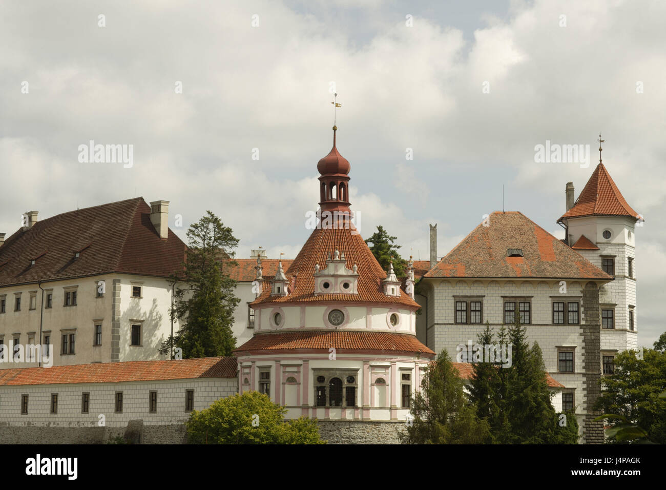 Serratura, Jindrichuv Hradec, South Bohemian, Cechia, Europa Foto Stock