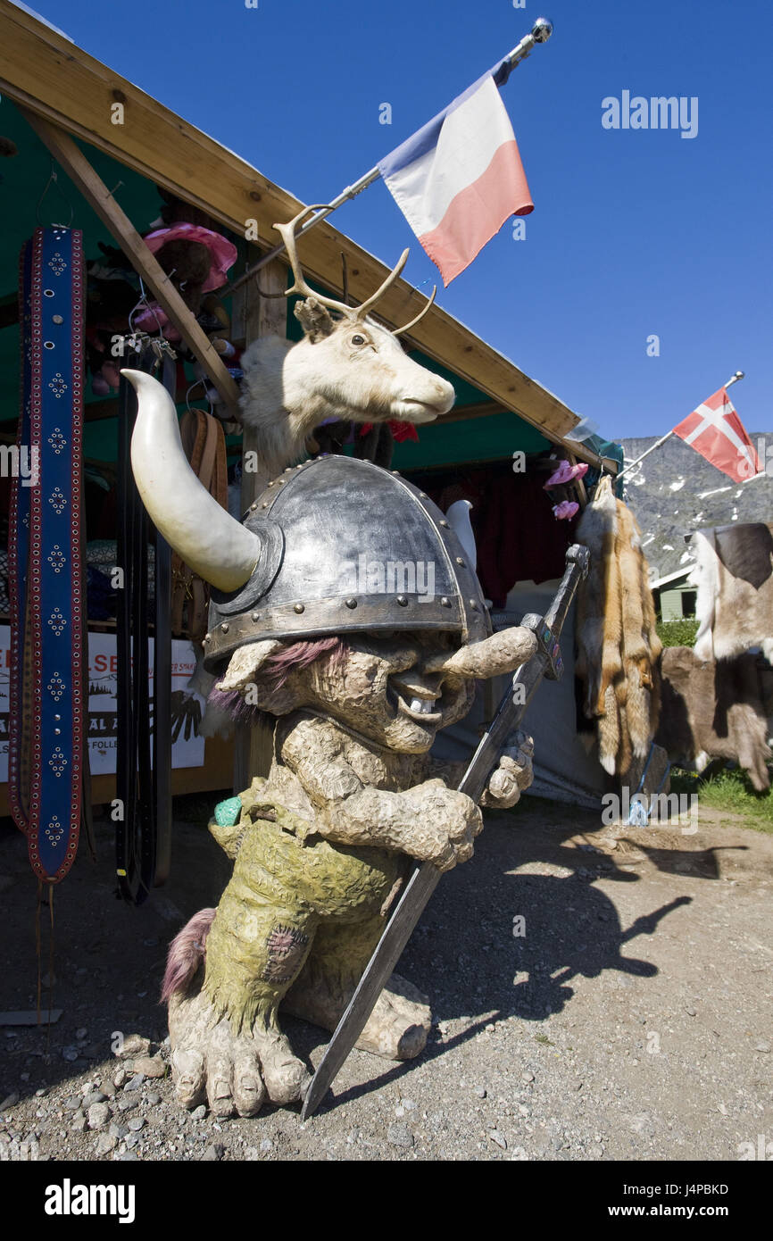 Norvegia, More og Romsdal, Trollstigen, souvenir business, dettaglio, troll, Foto Stock