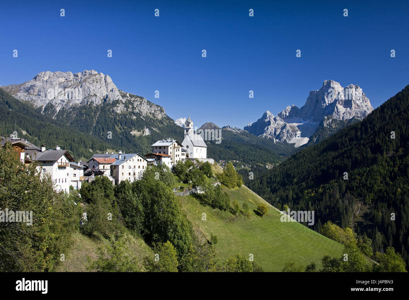 In Italia le Dolomiti, regione di Cadore, Monte Pelmo, Foto Stock