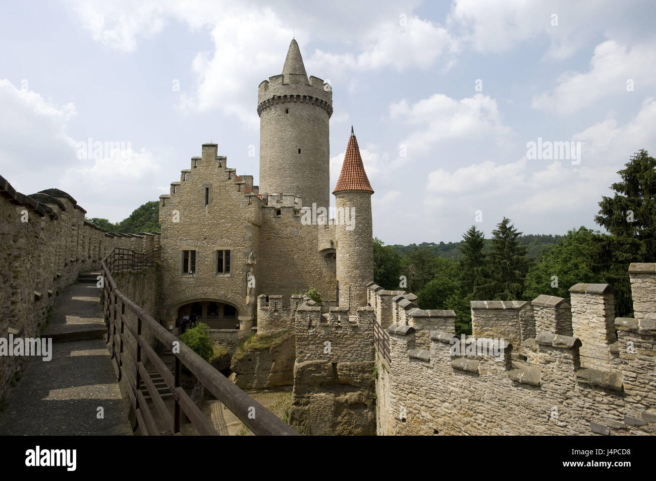 Repubblica ceca, Cechia, regione medio bohemienne, Kokorin, castello Kokorin, Foto Stock