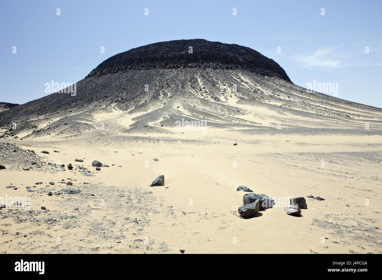 Deserto nero, Egitto, deserto libico, Foto Stock