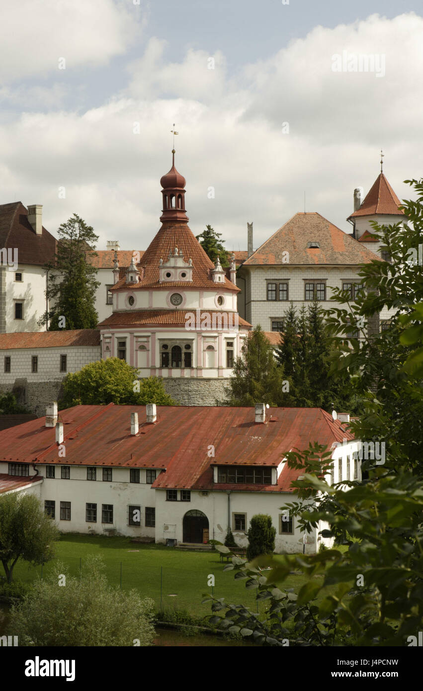 Serratura, Jindrichuv Hradec, South Bohemian, Cechia, Europa Foto Stock